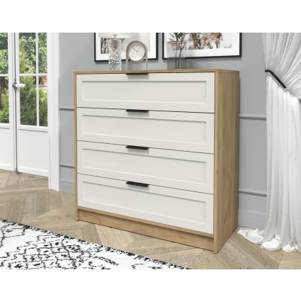 Kомод Тренд КТ-К100 (Дуб золотой ЛДСП/ Кашемир ЛМДФ) Ш1000 В1020 Г451 Kомод Тренд КТ-К100 (Дуб золотой ЛДСП/ Кашемир ЛМДФ) Ш1000 В1020 Г451